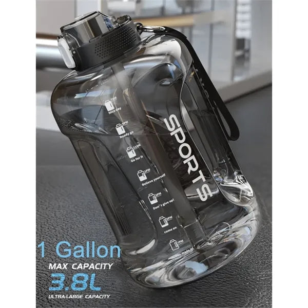 1 Gallon Water Bottle with Time Marker