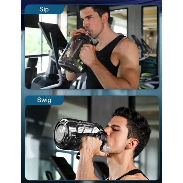 1 Gallon Water Bottle with Time Marker