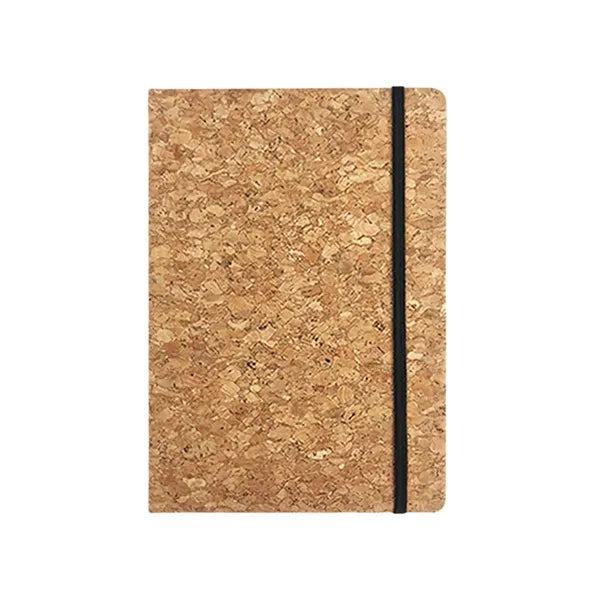 A5 size soft cork cover notebook