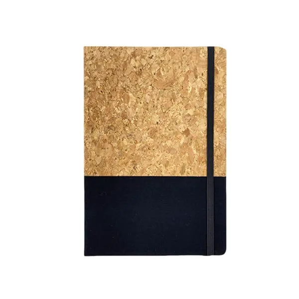 A5 size soft cork cover notebook