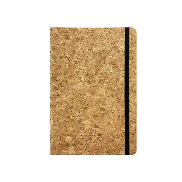 A5 size soft cork cover notebook