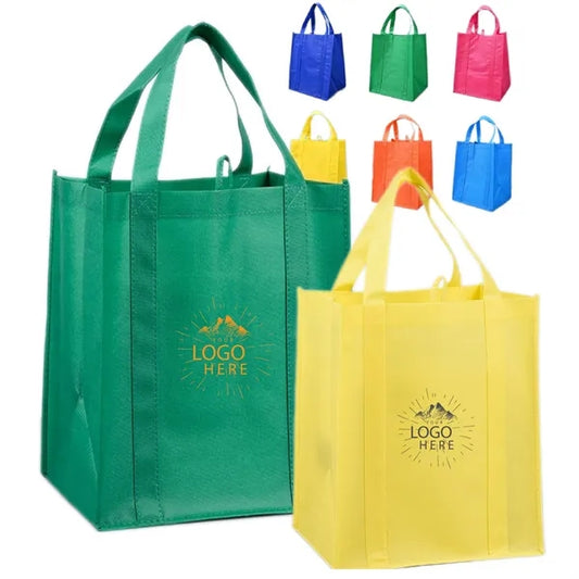 Non-Woven Shopper Tote with Plastic Stability Insert