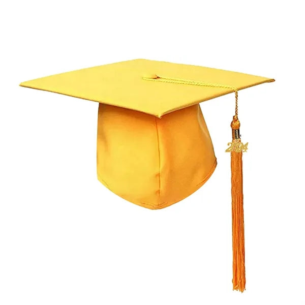 Classic Graduation Cap w/ Tassel & Removable Year Charm