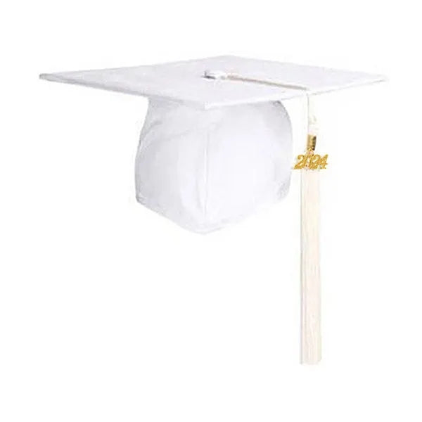 Classic Graduation Cap w/ Tassel & Removable Year Charm