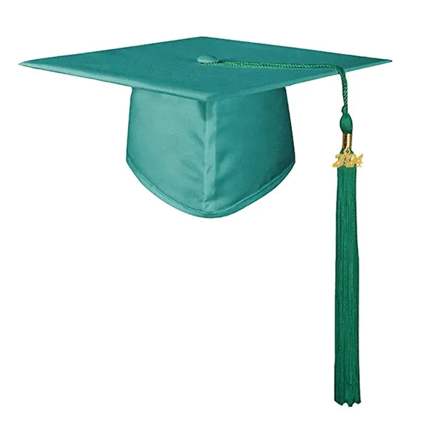 Classic Graduation Cap w/ Tassel & Removable Year Charm