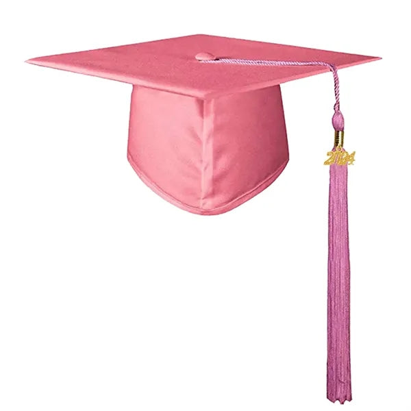 Classic Graduation Cap w/ Tassel & Removable Year Charm