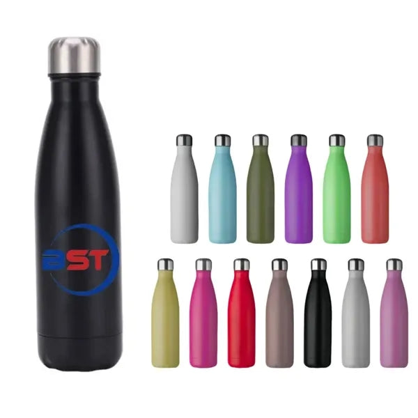 17 OZ Stainless Steel Coke Bottle Insulated Mug