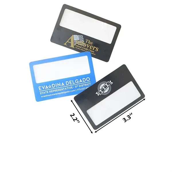 Magnifying PVC Card with Eco-Friendly Material for Reading