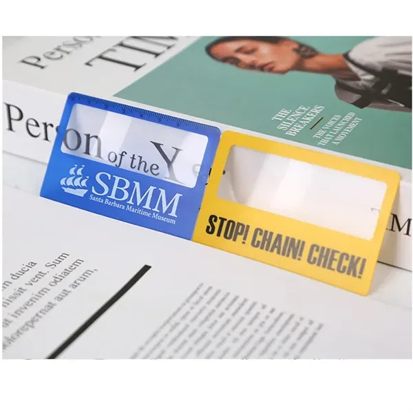 Magnifying PVC Card with Eco-Friendly Material for Reading