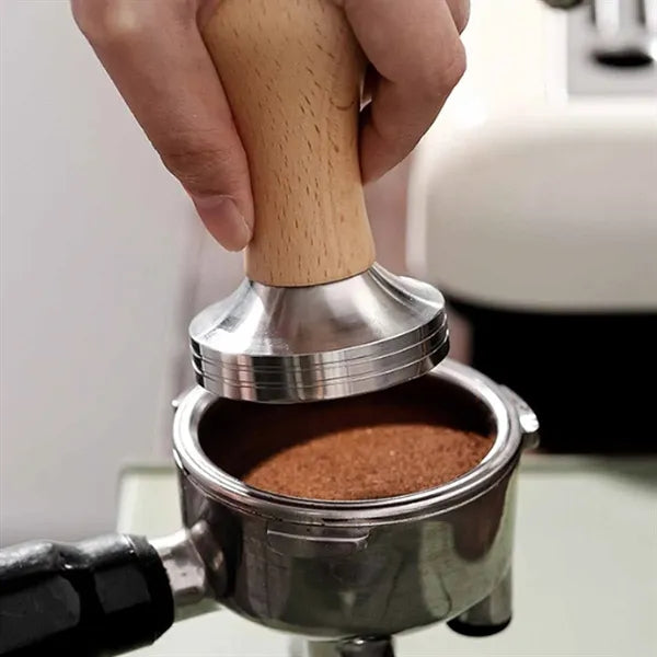 Stainless Steel Espresso Coffee Tamper with Ergonomic Handle