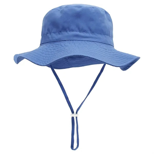 Lightweight Toddler Bucket Hat w/ Adjustable Drawstring