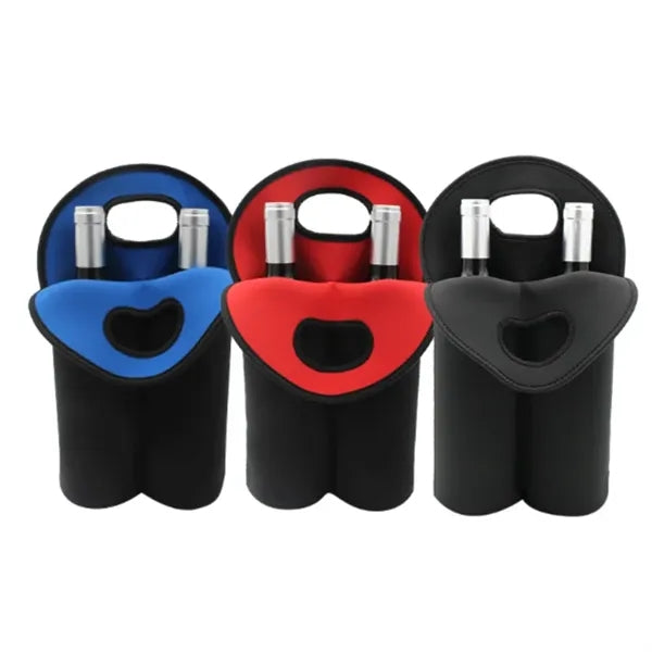 Neoprene Double Bottle Wine Holder