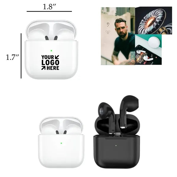 Compact Bluetooth Earbuds for Music & Active Lifestyles