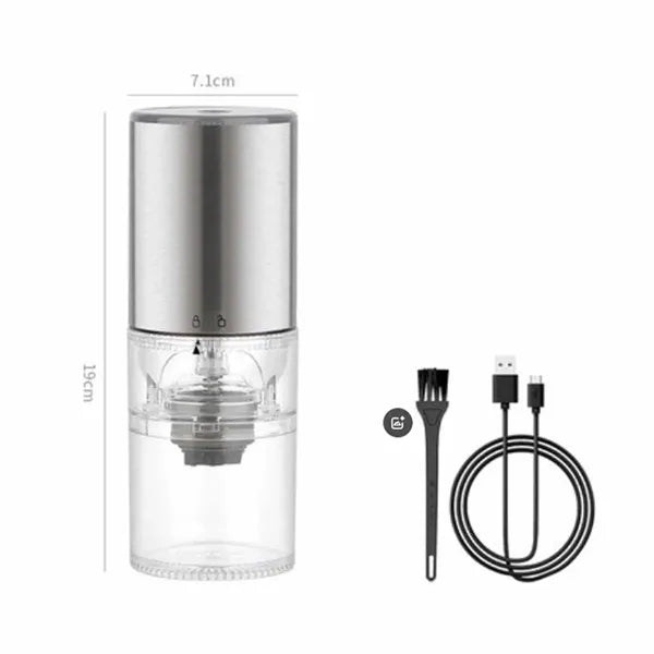 Portable Electric Coffee Grinder with Adjustable Settings