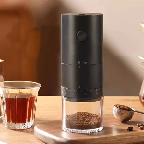 Portable Electric Coffee Grinder with Adjustable Settings