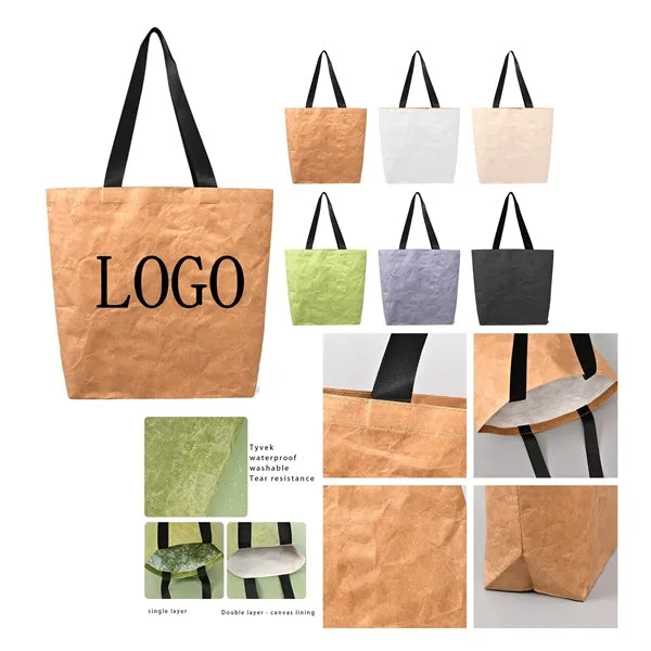 Spot Tyvek Dupont Paper Tote Bag Custom