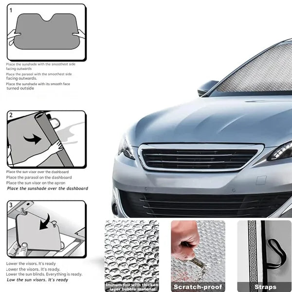Car Sunshade Front Shield Heat Insulation Sun Visor