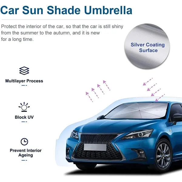 Umbrella Type Car Sunshade Bent Pipe Window Breaker