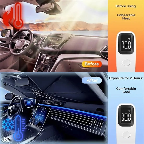 Umbrella Type Car Sunshade Bent Pipe Window Breaker
