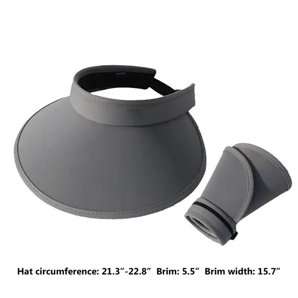 Hats For Women Summer Sun Protection Hollow Top 21.3"-22.8"