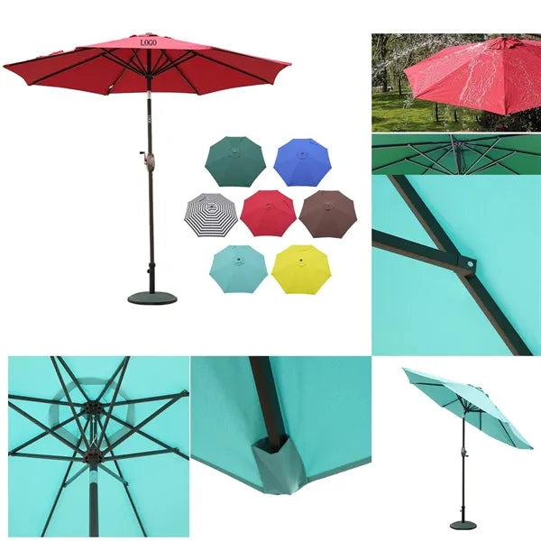 Outdoor Courtyard Umbrella Garden Parasol Security Sun