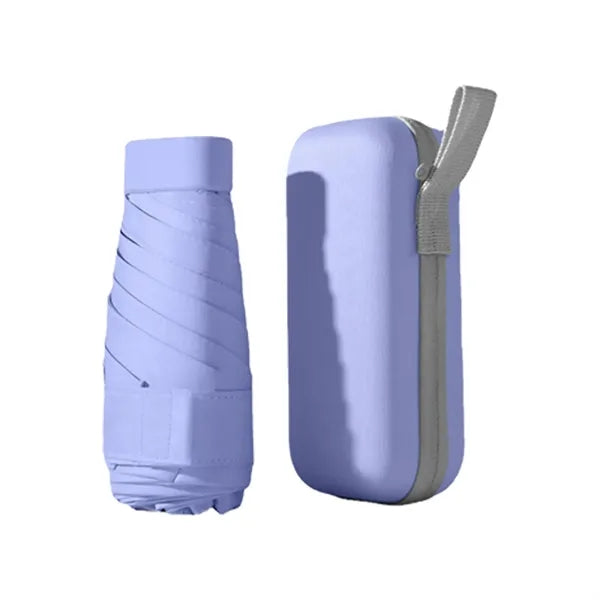 Card Holder Sun Umbrella Women'S Sunny And Rainy Dual-Use