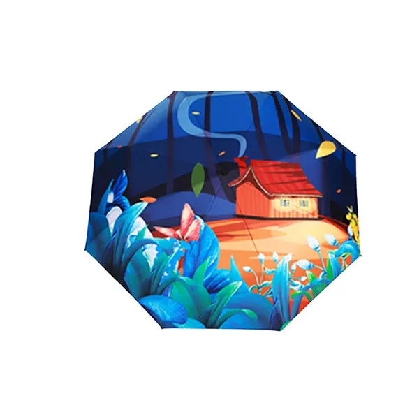 Umbrella Custom Parasol Full Version Printing Advertising