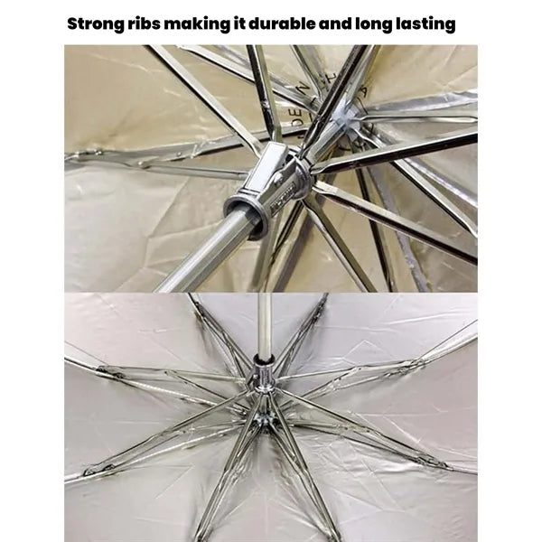 Deluxe Three-Fold Folding Umbrella