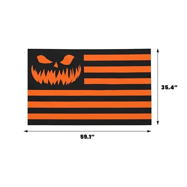 Halloween Pumpkin Flag Banner
