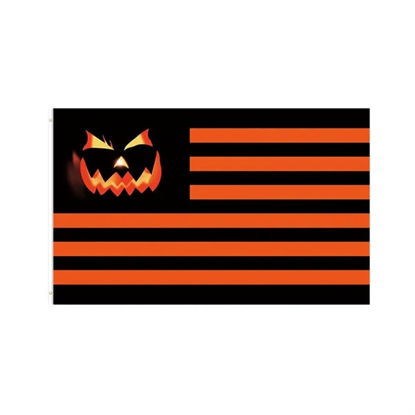 Halloween Pumpkin Flag Banner