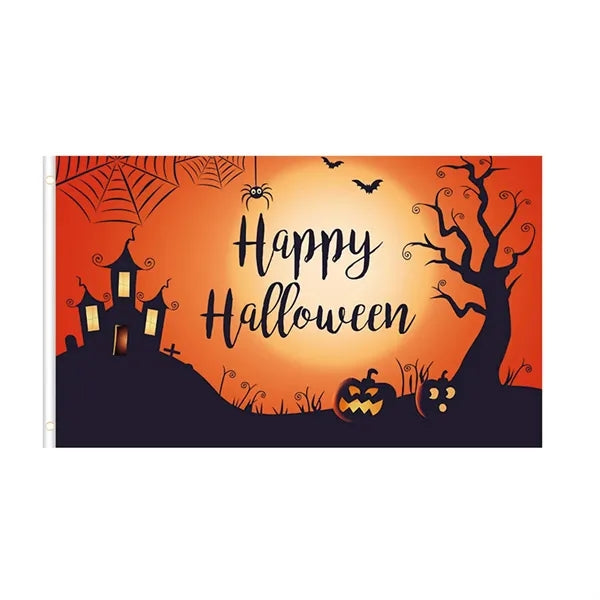 Halloween Pumpkin Flag Banner