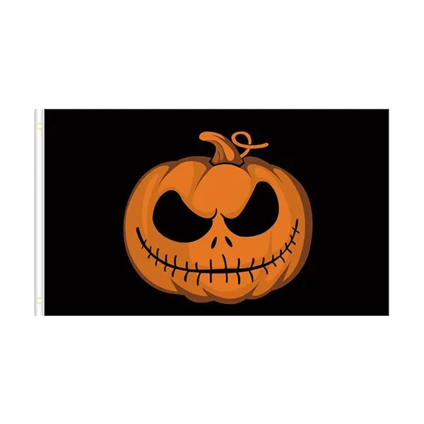 Halloween Pumpkin Flag Banner