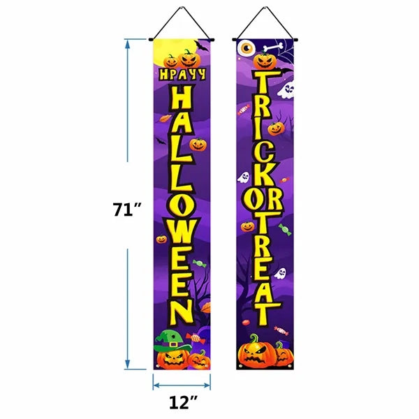 Cross-Border New Halloween Couplets Porch Decoration