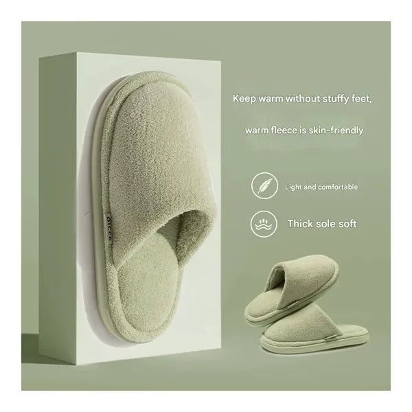 Unisex Non-Slip Woolly Slippers