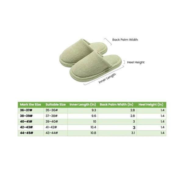 Unisex Non-Slip Woolly Slippers