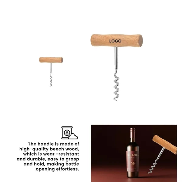 Wooden Handle Wine Opener