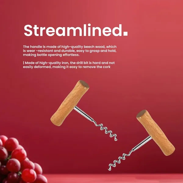 Wooden Handle Wine Opener