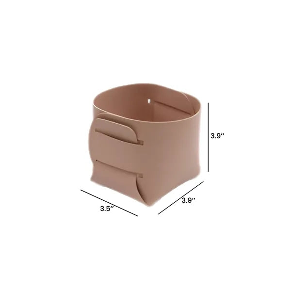 Small Leather Folding Storage Tray