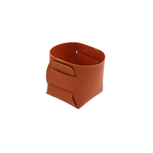 Small Leather Folding Storage Tray