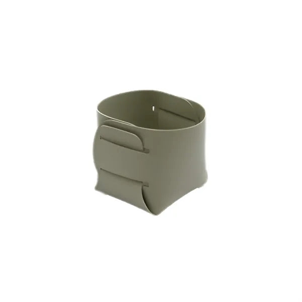 Small Leather Folding Storage Tray