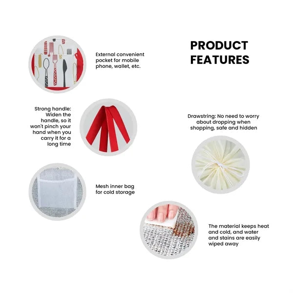 Large-Capacity Insulated Picnic Lunch Bag