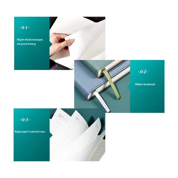 Magnetic Buckle A5 Notepad Diary & Pen Gift Box Set