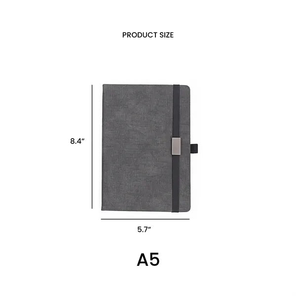 Logo Pu Leather Notebook