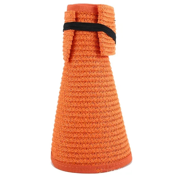 Topless Beach Sunshade Straw Hat For Women