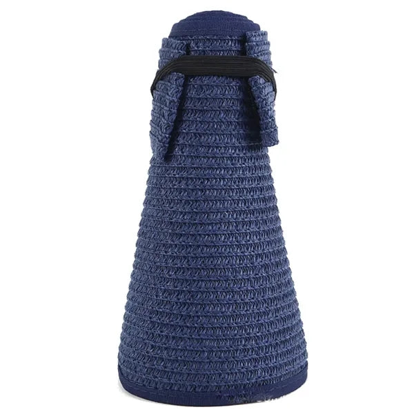 Topless Beach Sunshade Straw Hat For Women