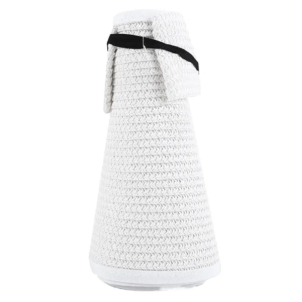 Topless Beach Sunshade Straw Hat For Women