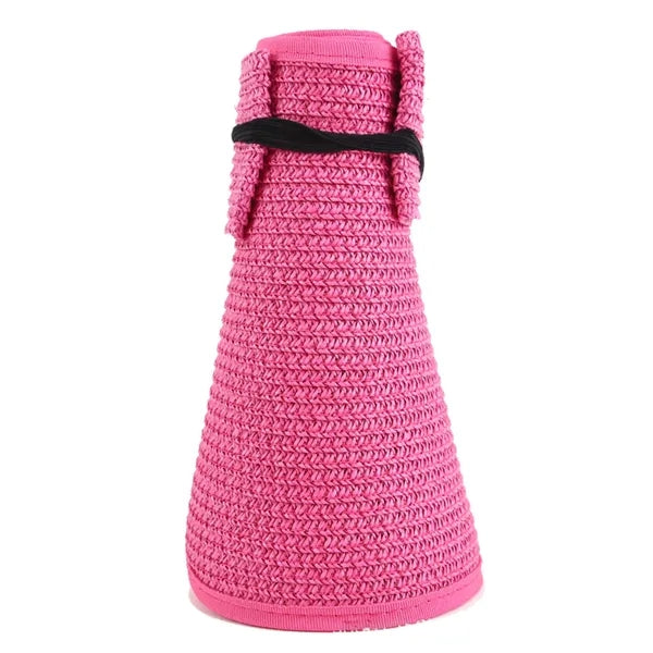 Topless Beach Sunshade Straw Hat For Women