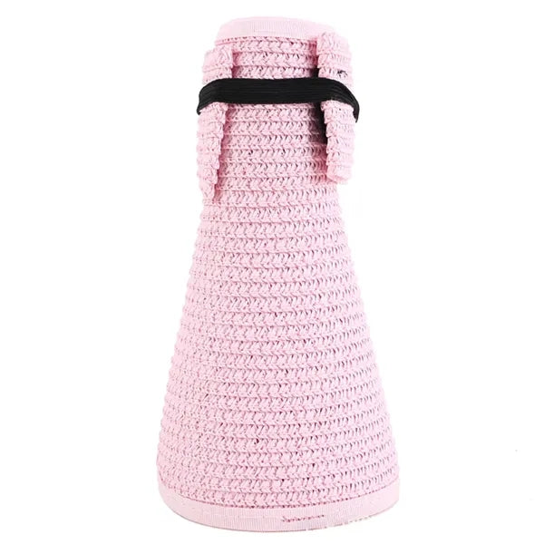 Topless Beach Sunshade Straw Hat For Women