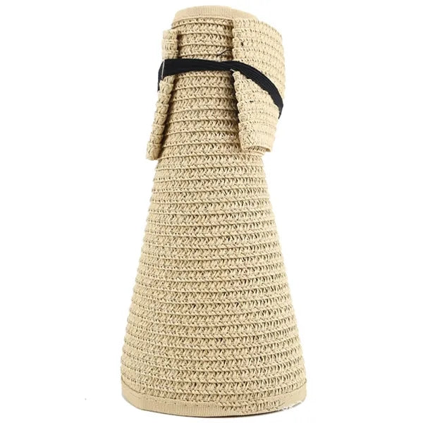 Topless Beach Sunshade Straw Hat For Women