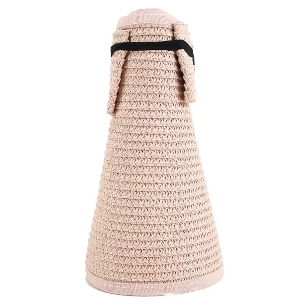 Topless Beach Sunshade Straw Hat For Women